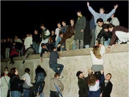 Image 5: The Fall of the Berlin Wall, November, 1989